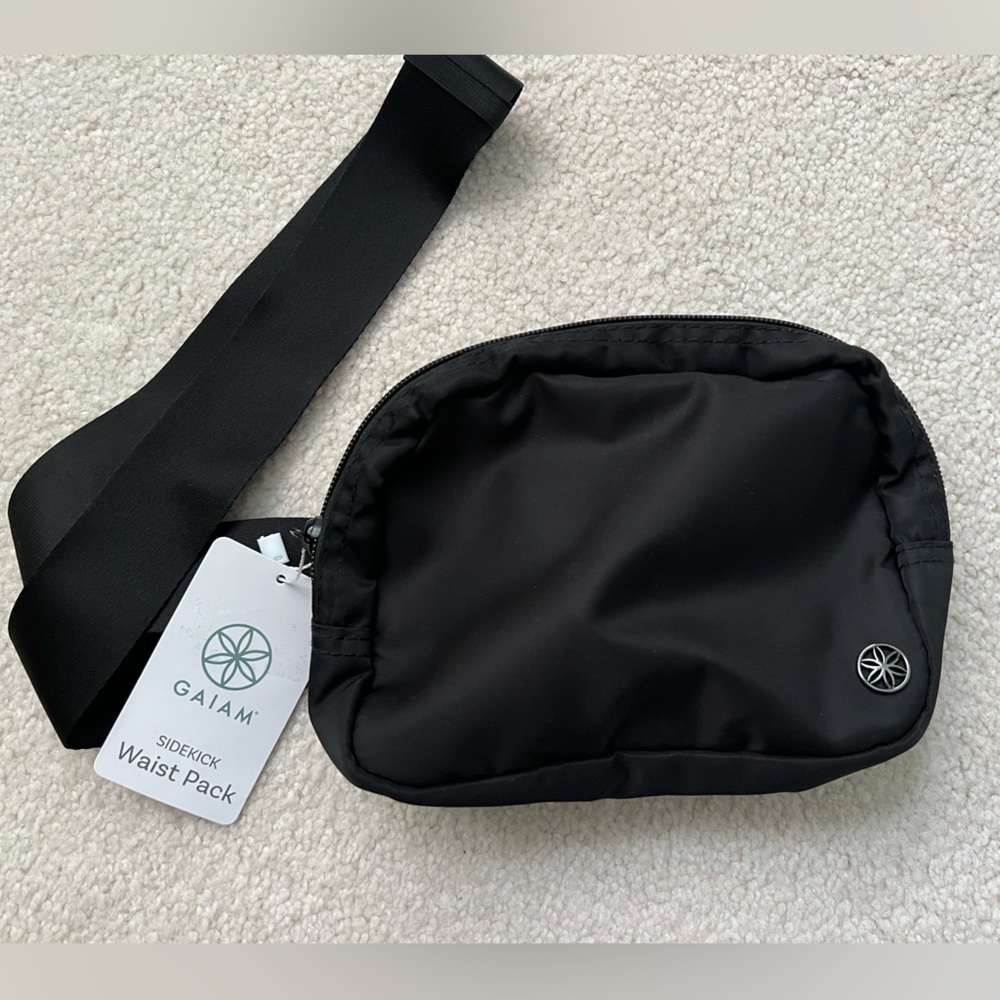 Black Gaiam Waist Pack New